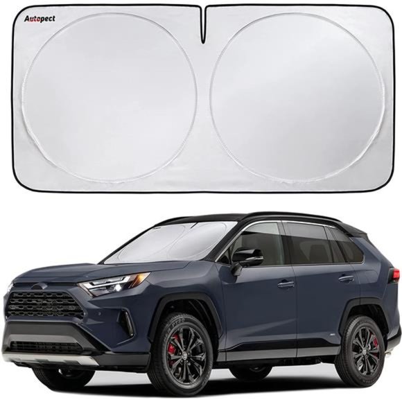 Car Windshield Sun Shade, Foldable Sun Blocker for Car, Truck, SUV Automotive - Picture 1 of 7
